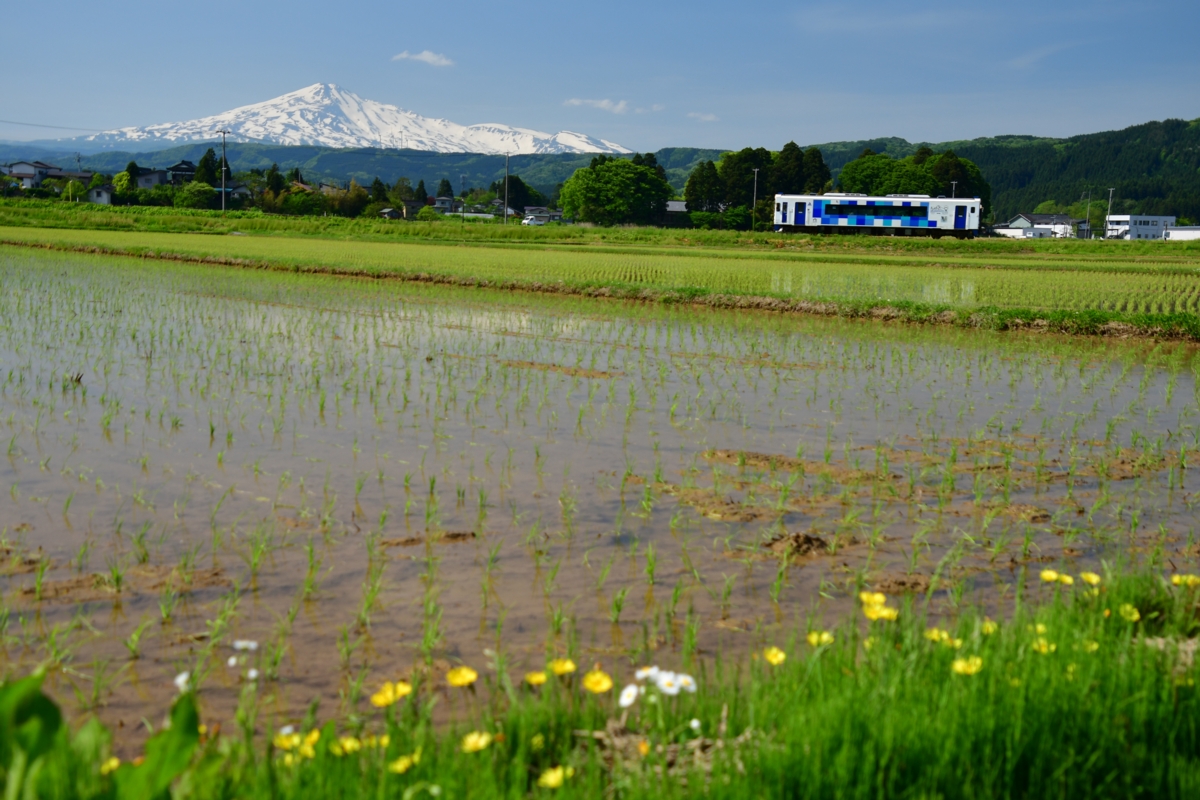撮影・鳥海山・由利高原鉄道・曲沢－前郷