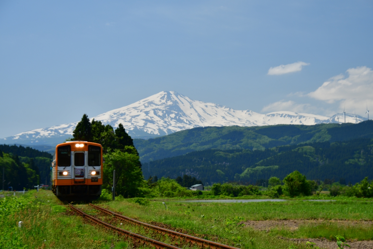 撮影・鳥海山・由利高原鉄道・前郷－久保田