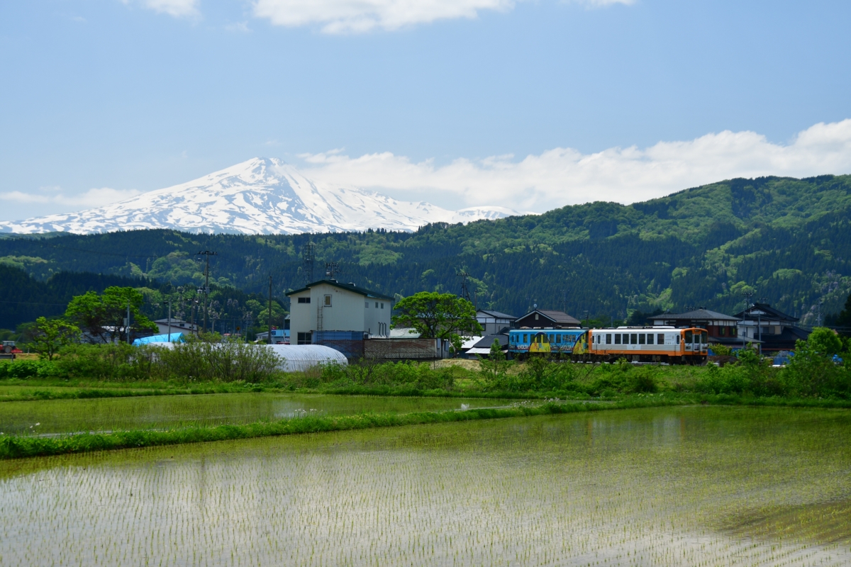 撮影・鳥海山・由利高原鉄道・西滝沢