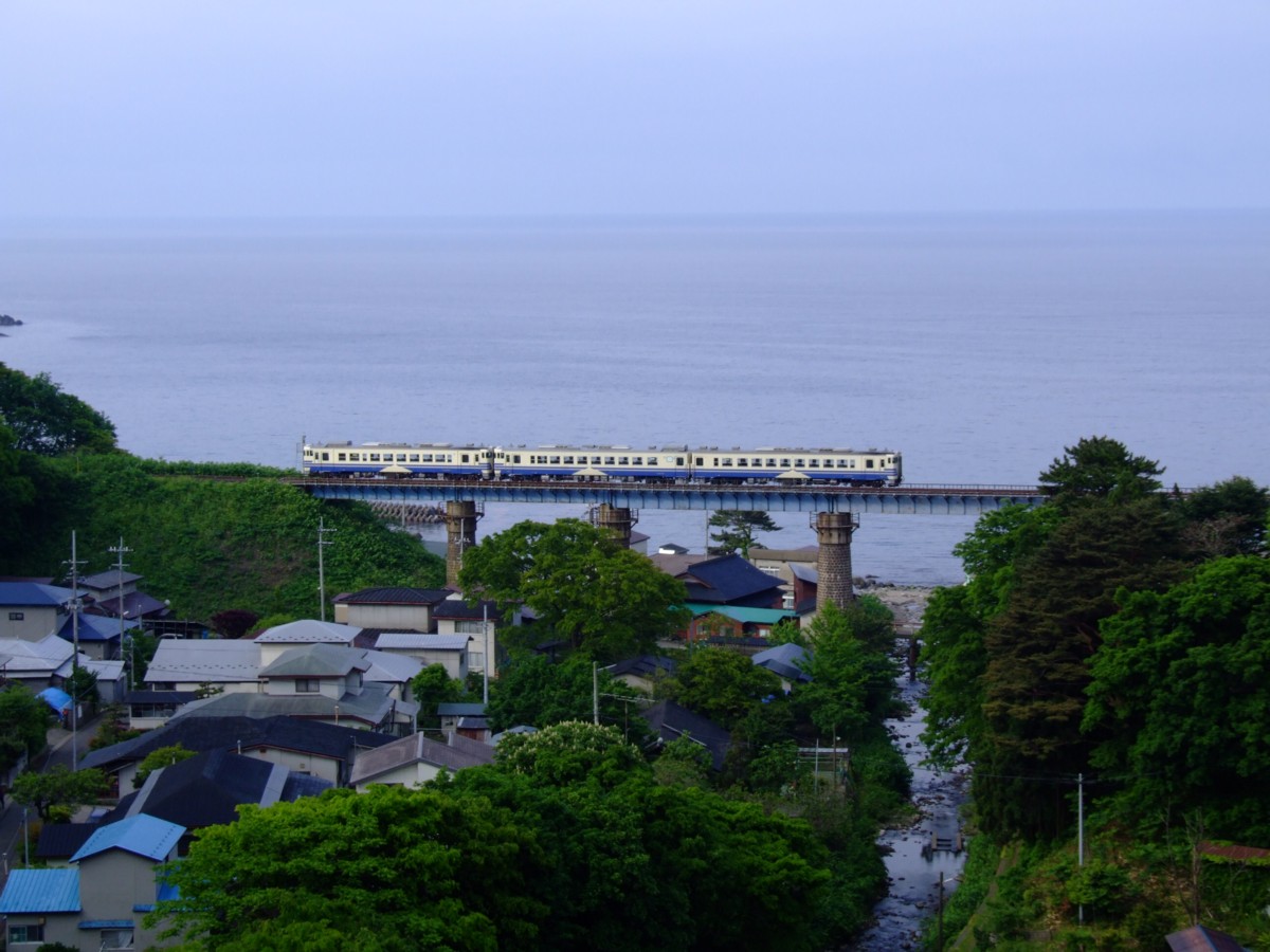 撮影・五能線・あきた白神－岩館