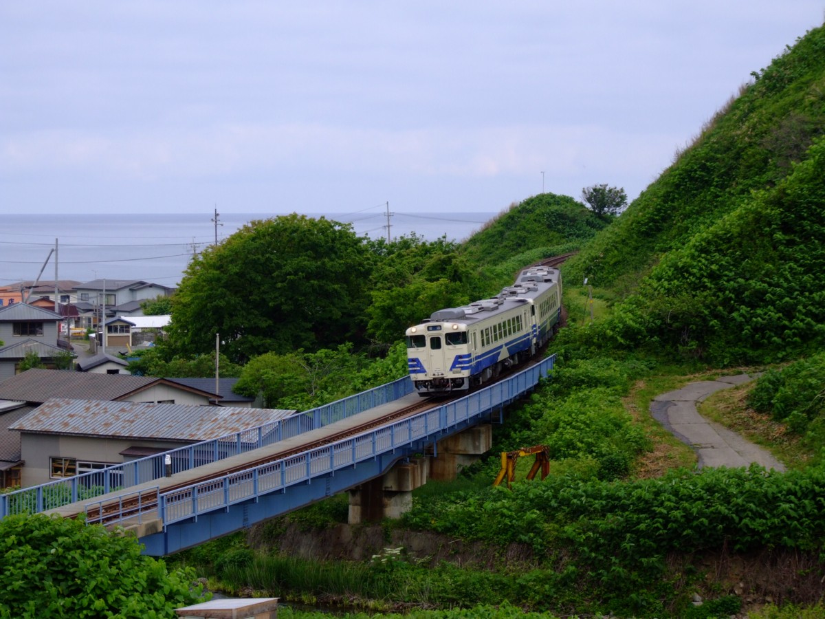 撮影・五能線・八森－東八森