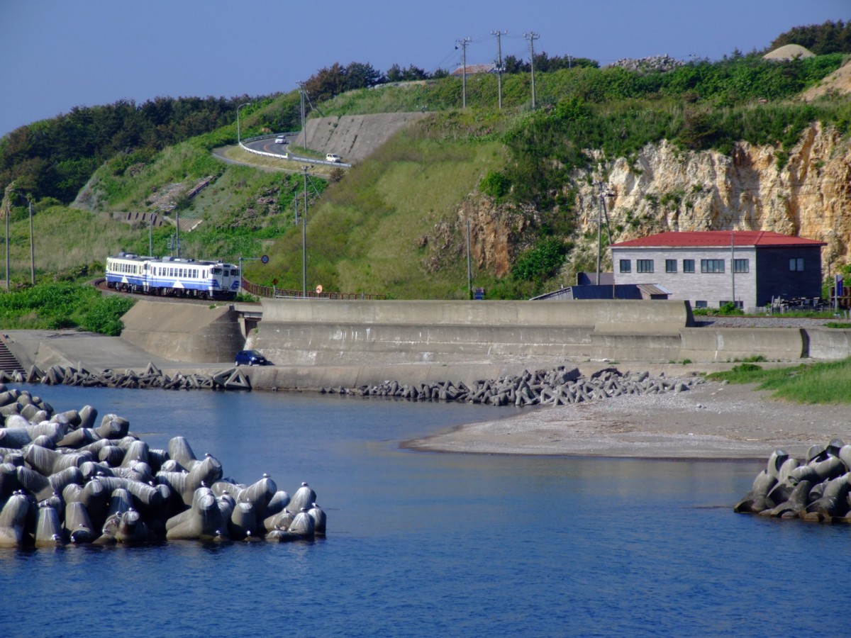 撮影・五能線・深浦－広戸