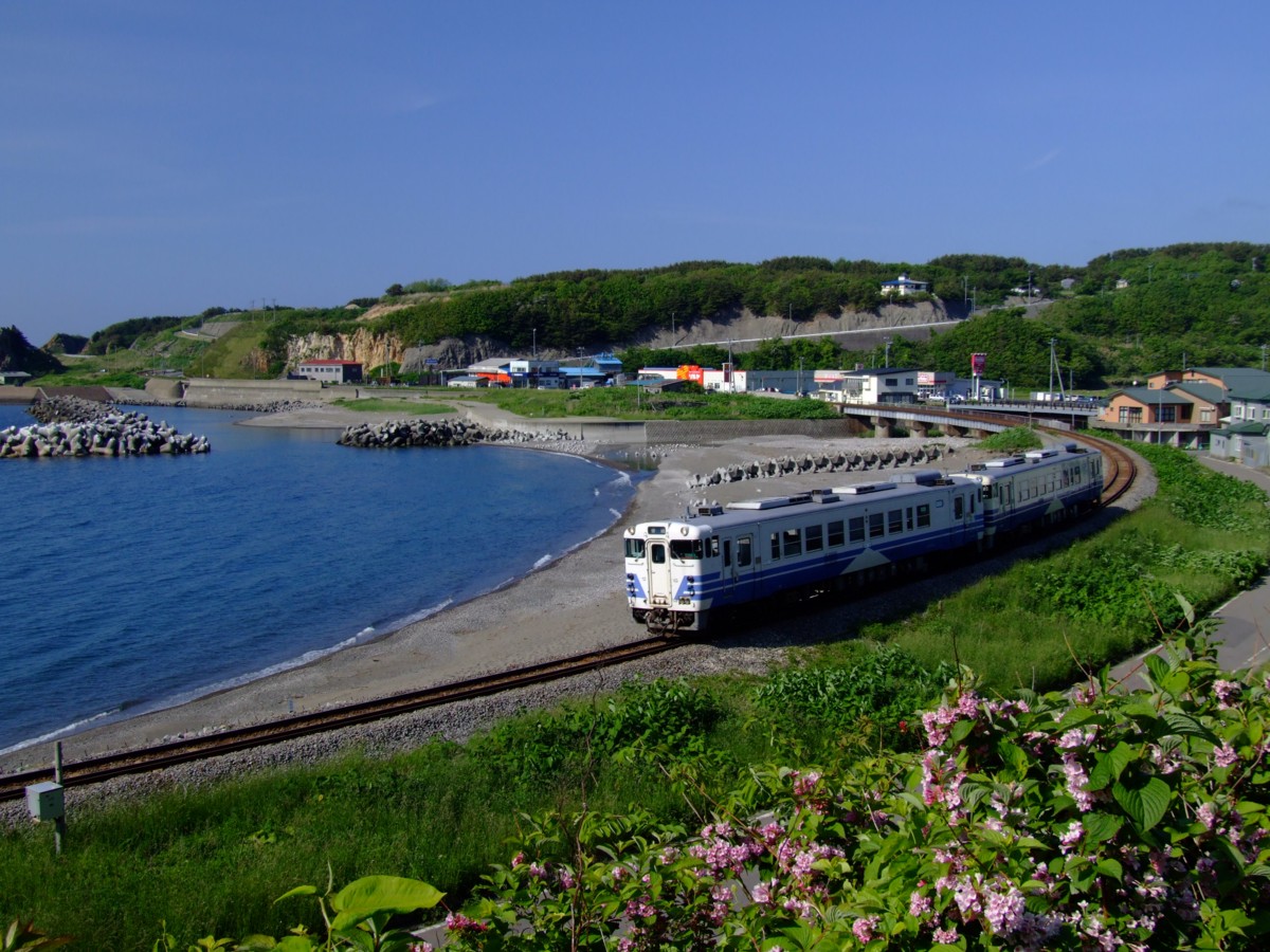撮影・五能線・深浦－広戸