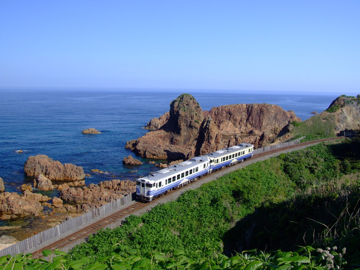 撮影・五能線・深浦－広戸
