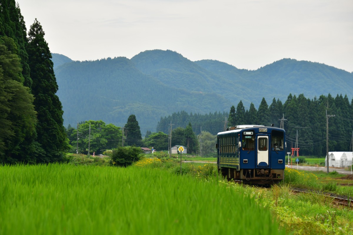 鉄道写真・撮影・秋田内陸縦貫鉄道・内陸線・桂瀬－米内沢