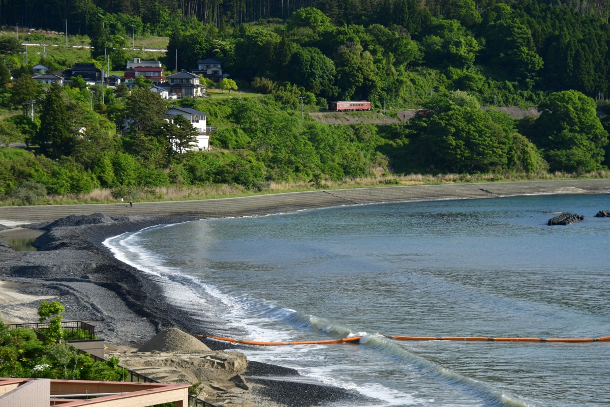 鉄道写真・撮影・三陸鉄道・浪板海岸－岩手船越