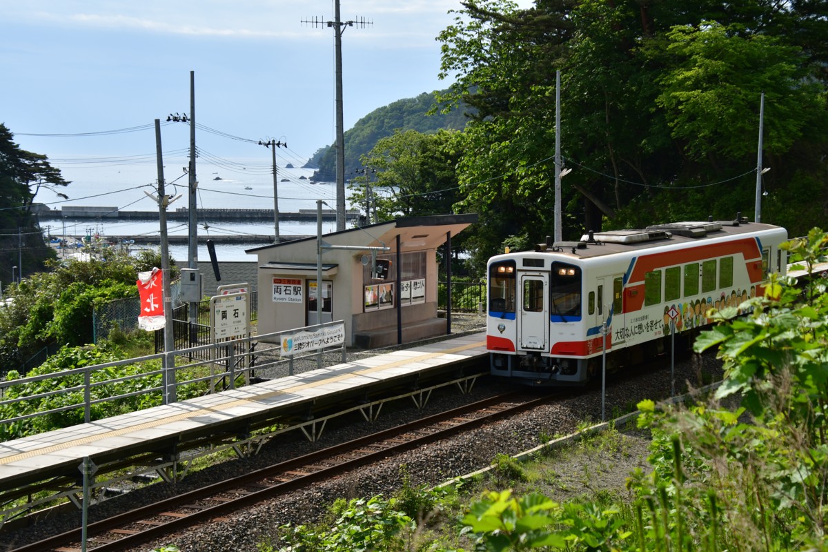 鉄道写真・撮影・三陸鉄道・両石