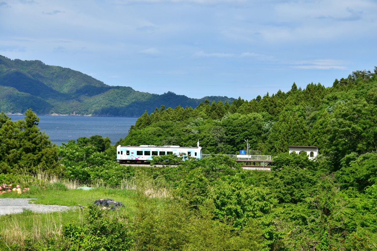 鉄道写真・撮影・三陸鉄道・恋し浜