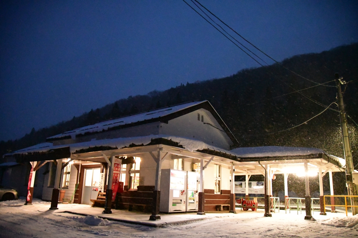 撮影・鉄道写真・冬・雪・只見線・会津柳津
