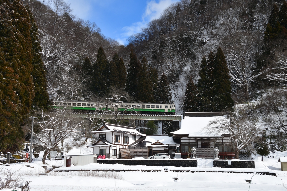 撮影・鉄道写真・冬・雪・只見線・会津柳津－郷戸