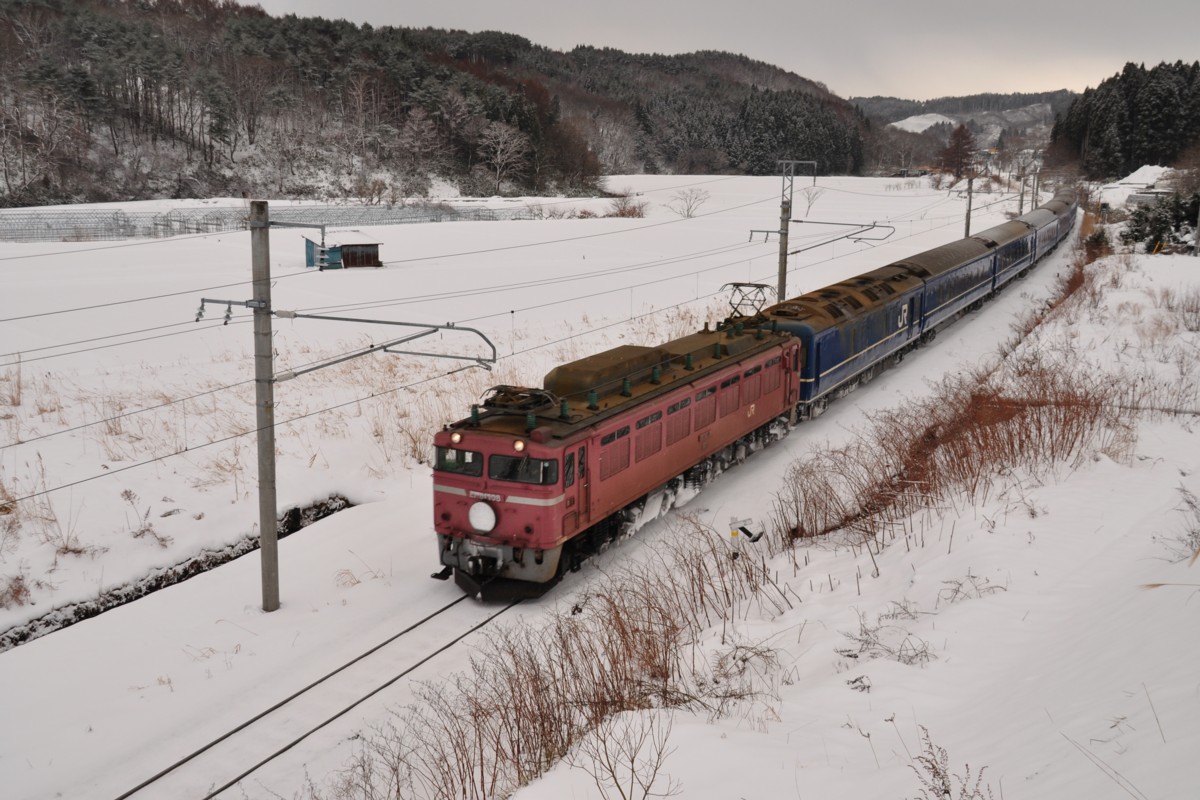 撮影・雪・奥羽本線・鶴ヶ坂－津軽新城