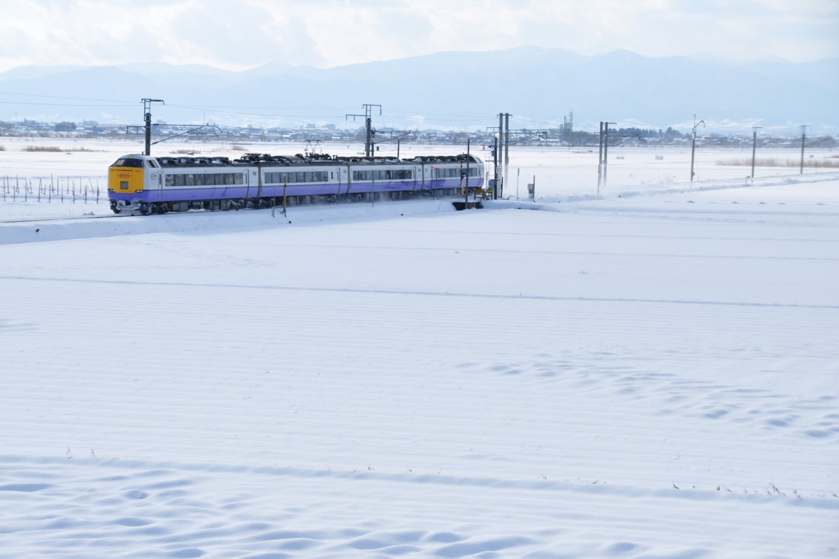 撮影・雪・奥羽本線・北常盤－浪岡