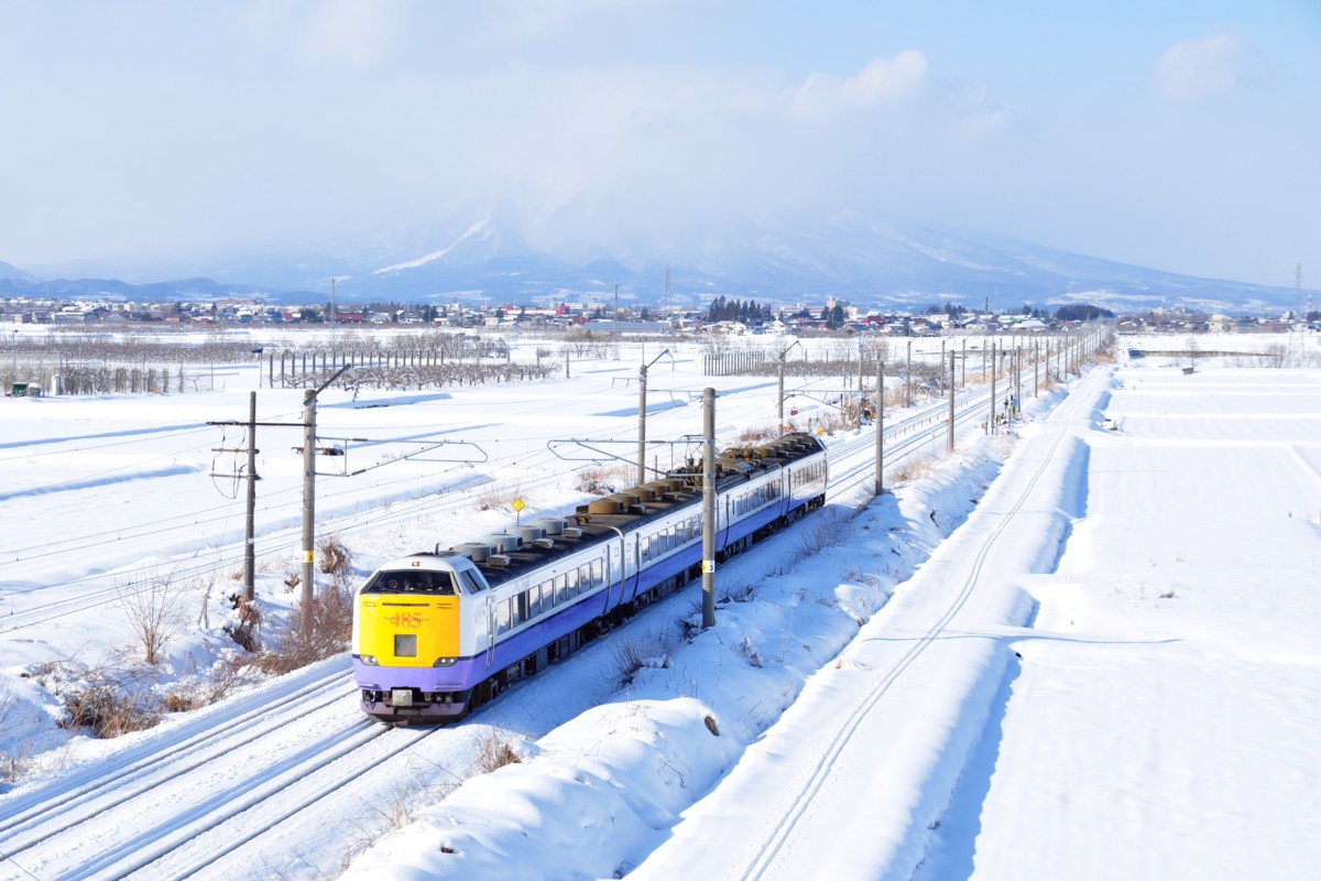撮影・雪・奥羽本線・石川－弘前