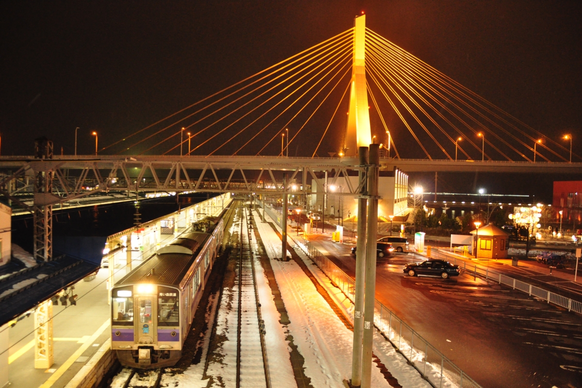 撮影・雪・夜景・青森