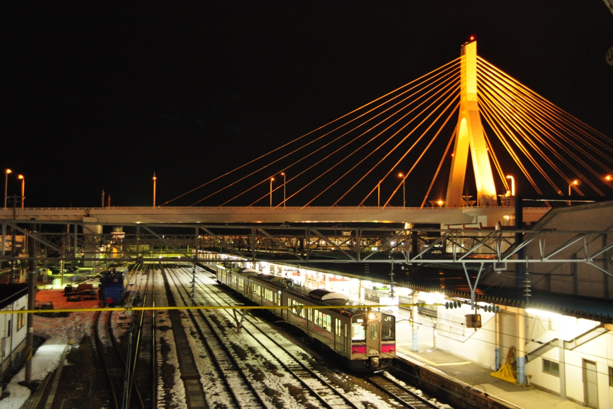 撮影・雪・夜景・青森
