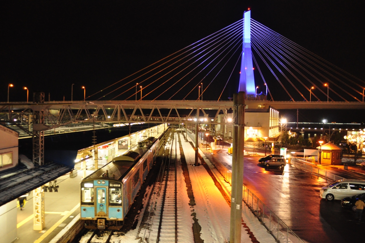 撮影・雪・夜景・青森