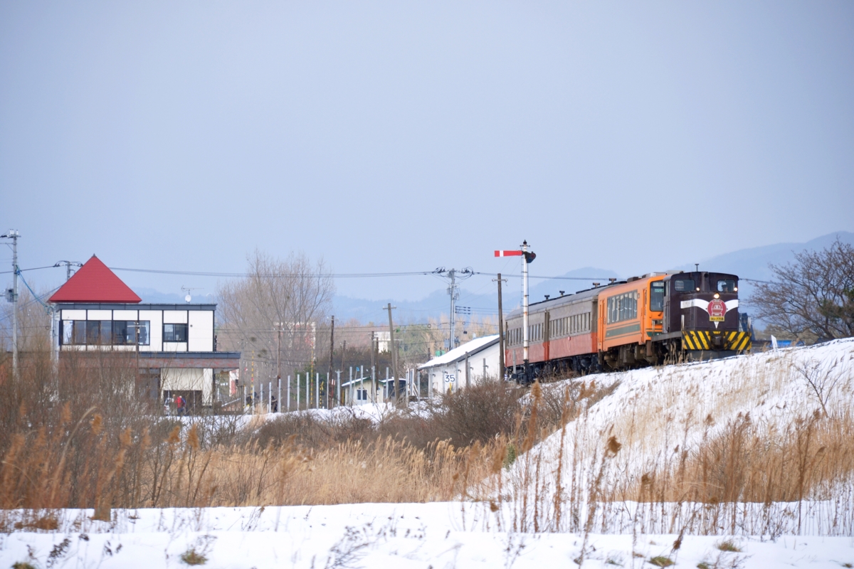 撮影・雪・津軽鉄道・嘉瀬－金木