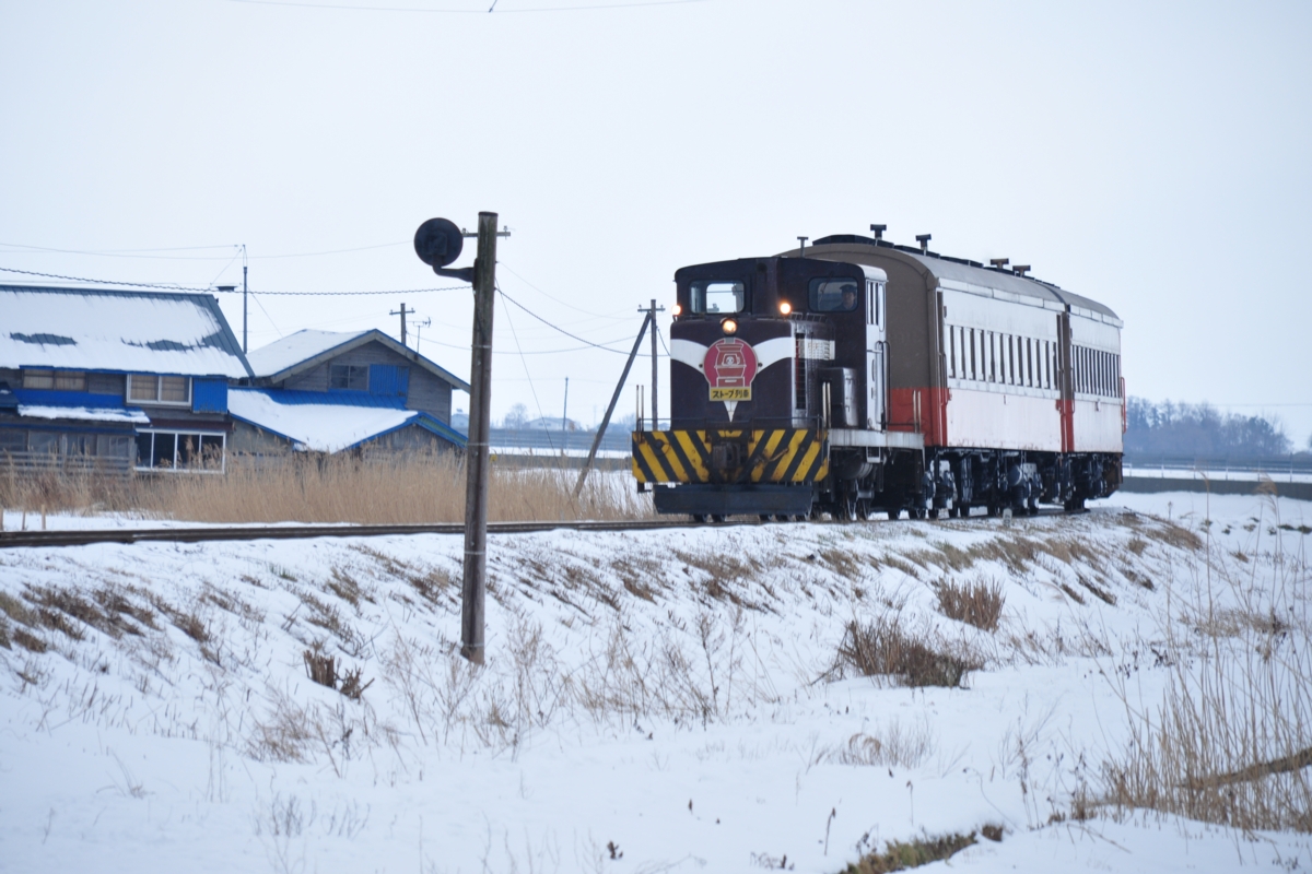 撮影・雪・津軽鉄道・川倉－大沢内