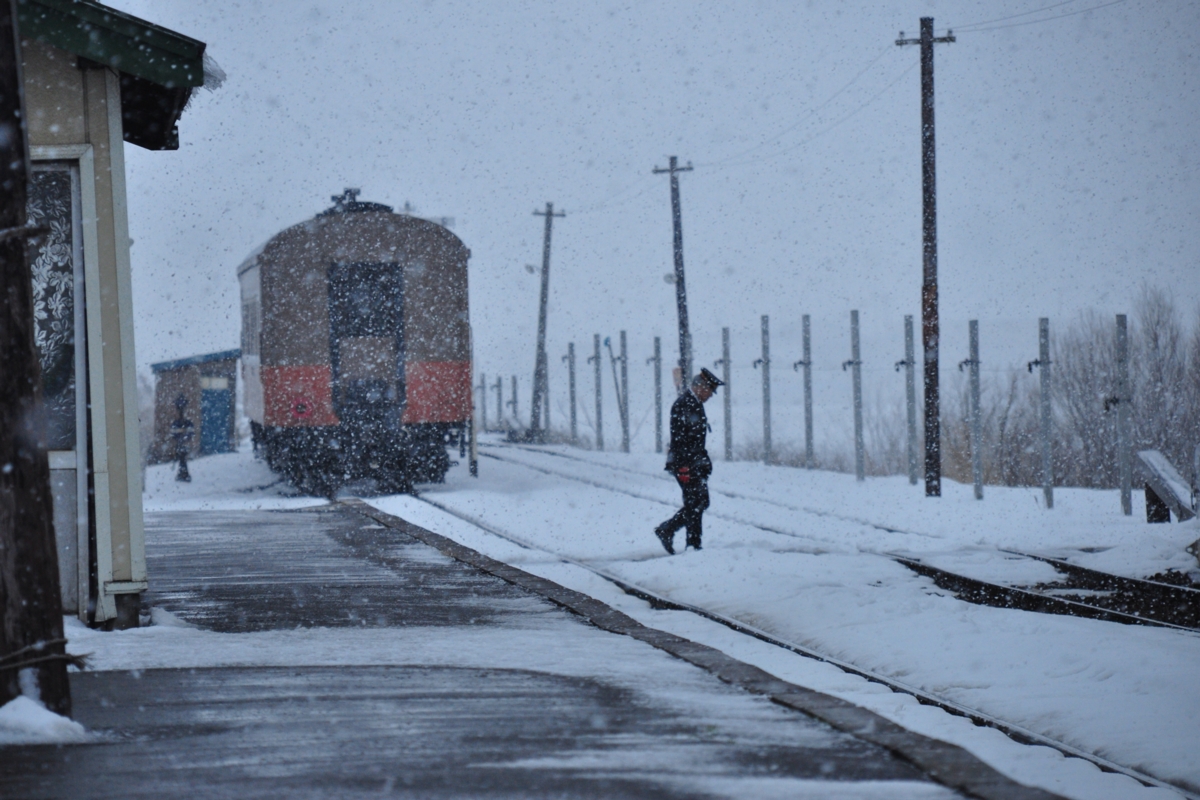 撮影・雪・津軽鉄道・金木