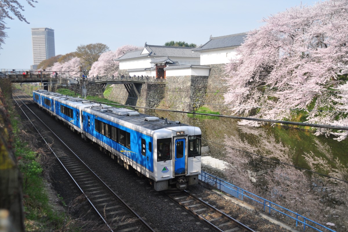 撮影・桜・山形－北山形・左沢線