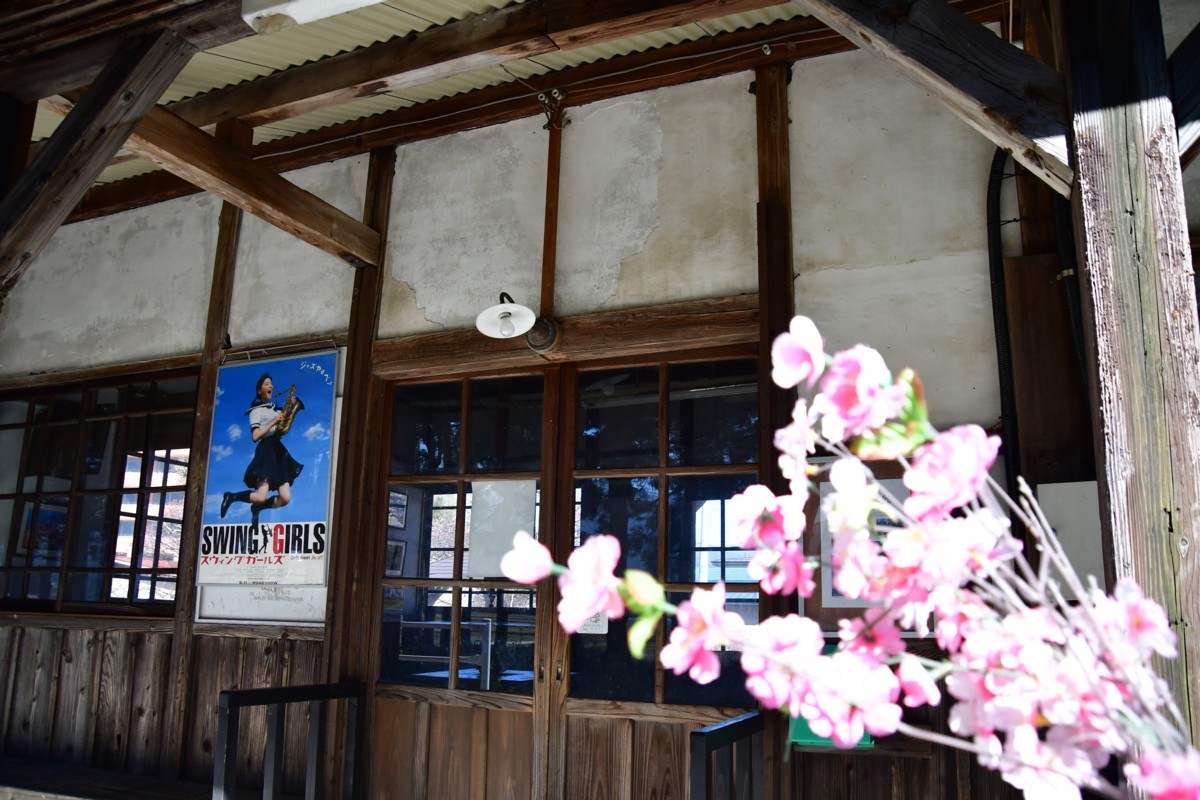 撮影・桜・山形鉄道・羽前成田