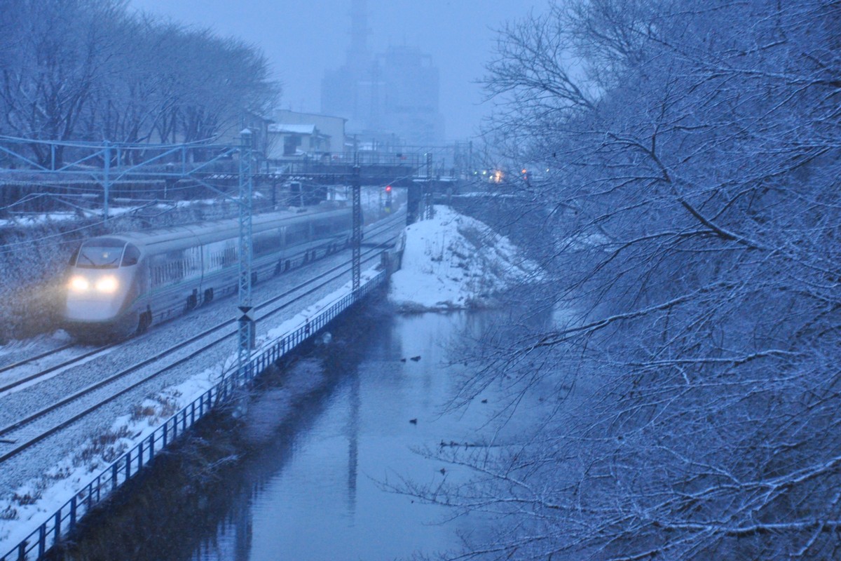 撮影・雪・山形－北山形・山形城址