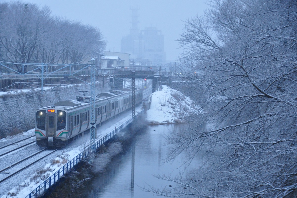 撮影・雪・山形－北山形・山形城址