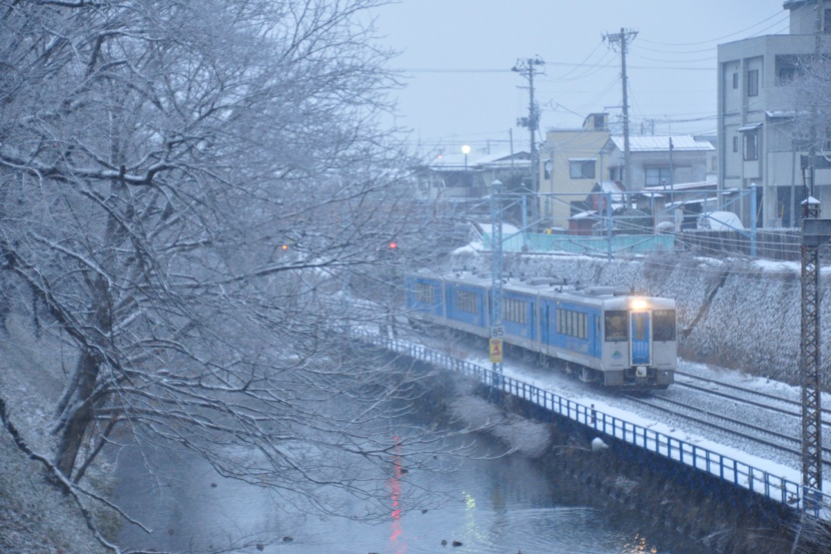 撮影・雪・山形－北山形・山形城址