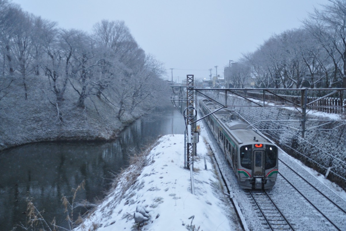撮影・雪・山形－北山形・山形城址