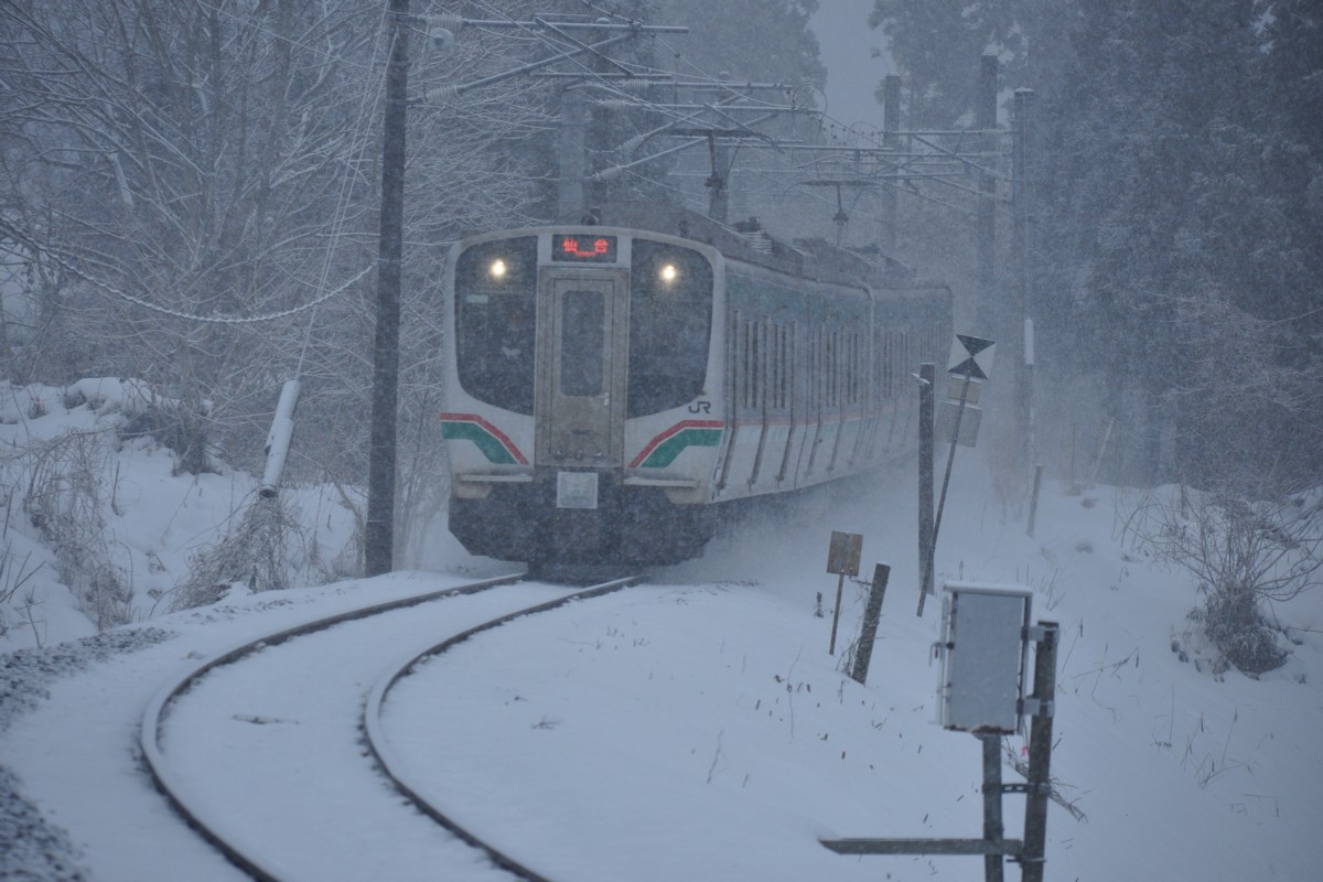 撮影・雪・仙山線・高瀬－山寺