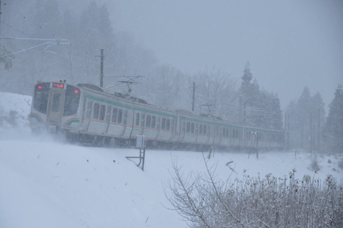 撮影・雪・仙山線・高瀬－山寺