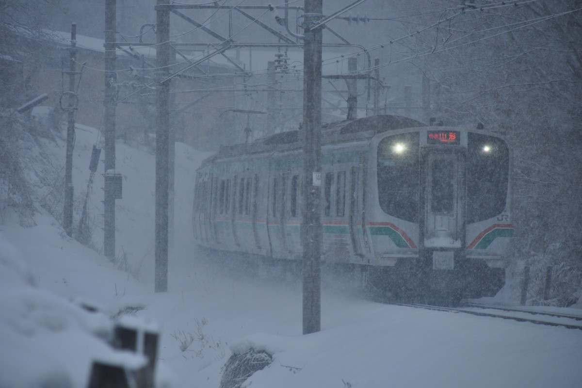 撮影・雪・仙山線・山寺－面白山高原