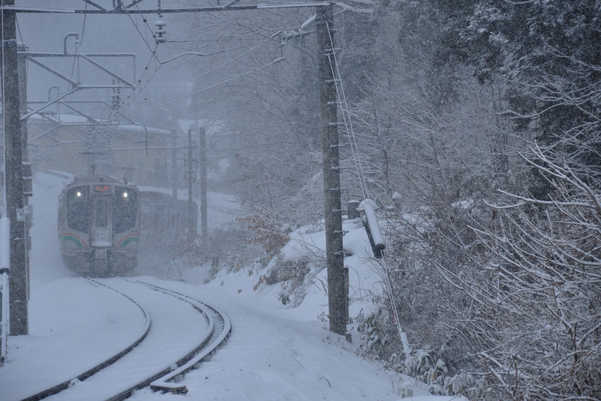 撮影・雪・仙山線・山寺－面白山高原