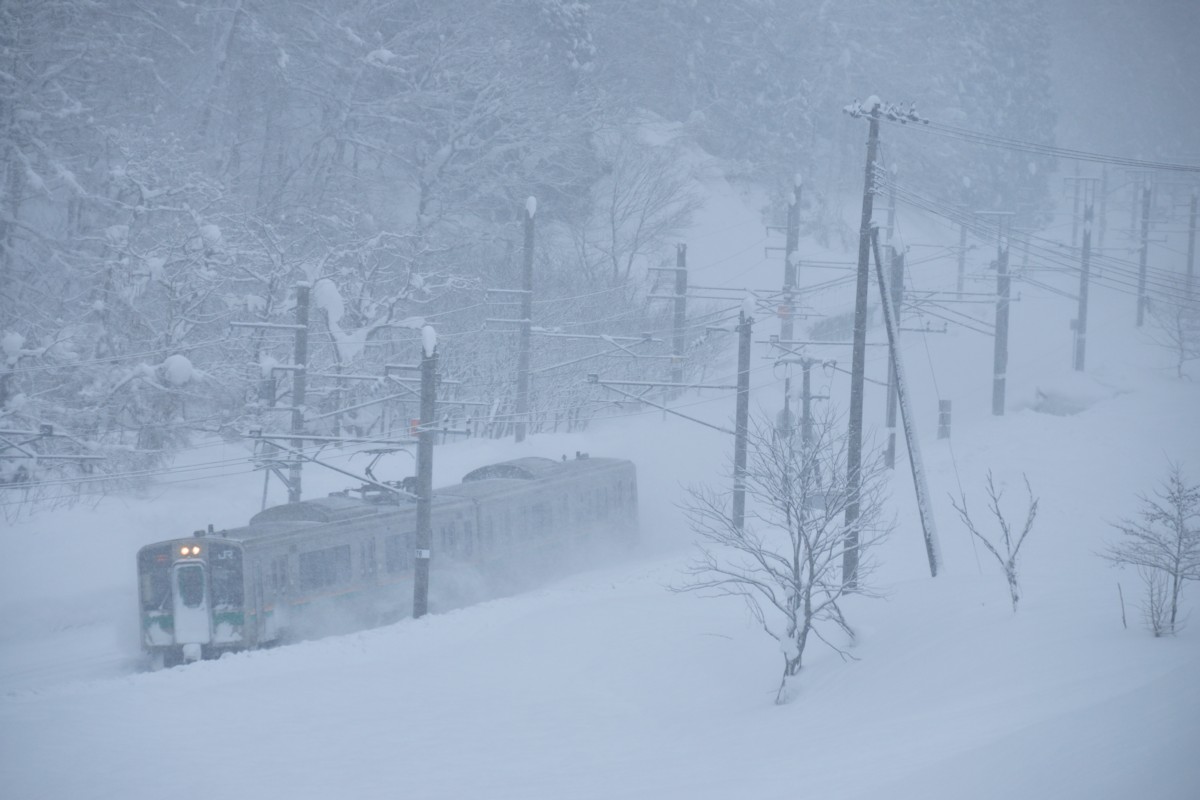 撮影・雪・山形線・芦沢－舟形