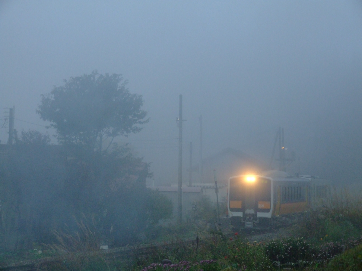 撮影・紅葉・米坂線・羽前沼沢