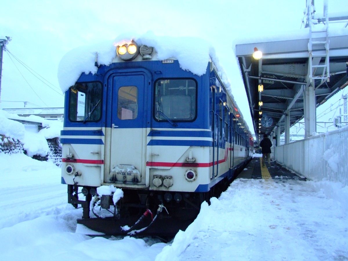 撮影・雪・米坂線・米沢