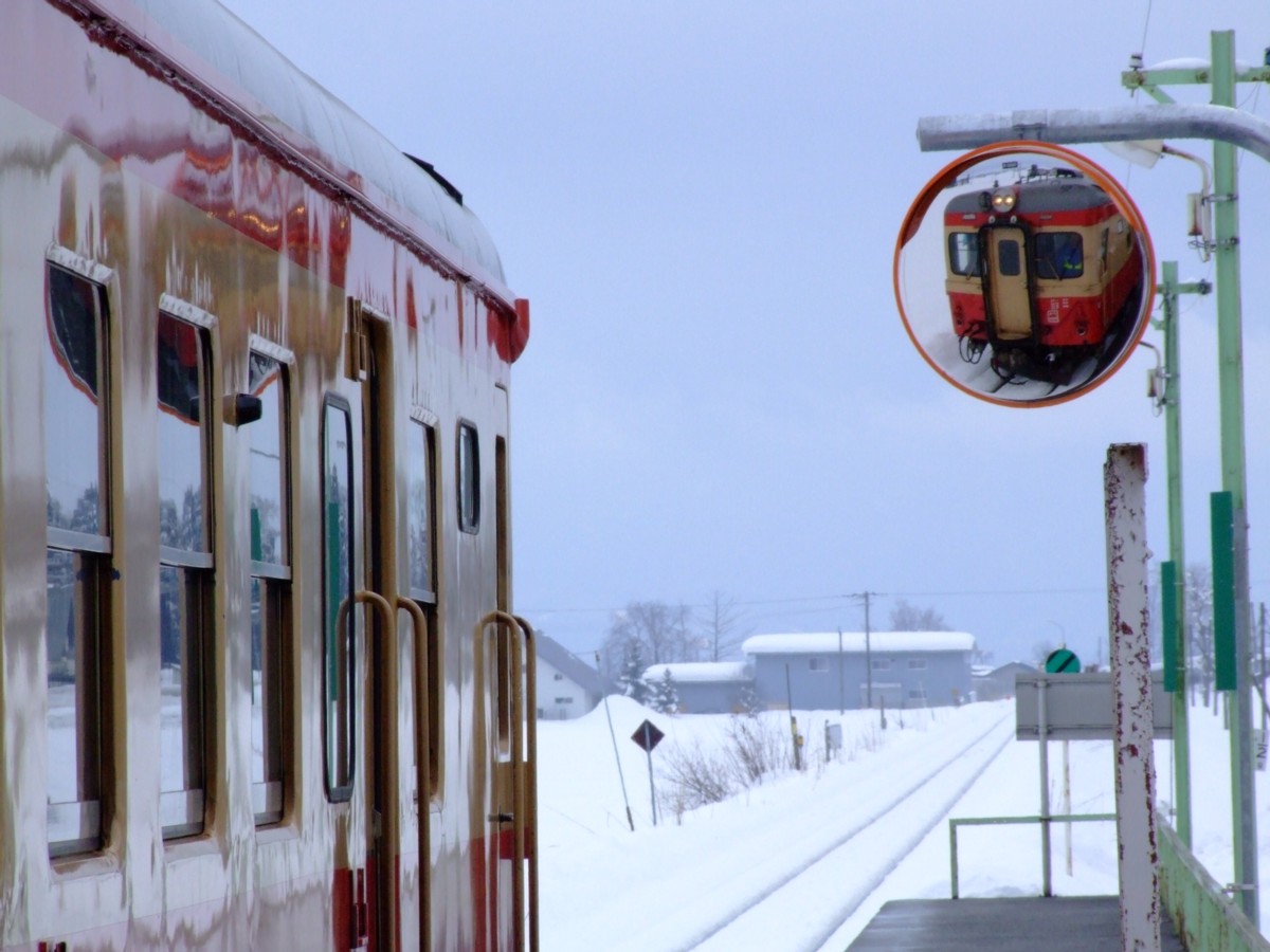 撮影・雪・米坂線・成島
