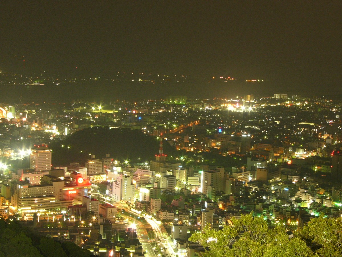 撮影・夜景・眉山