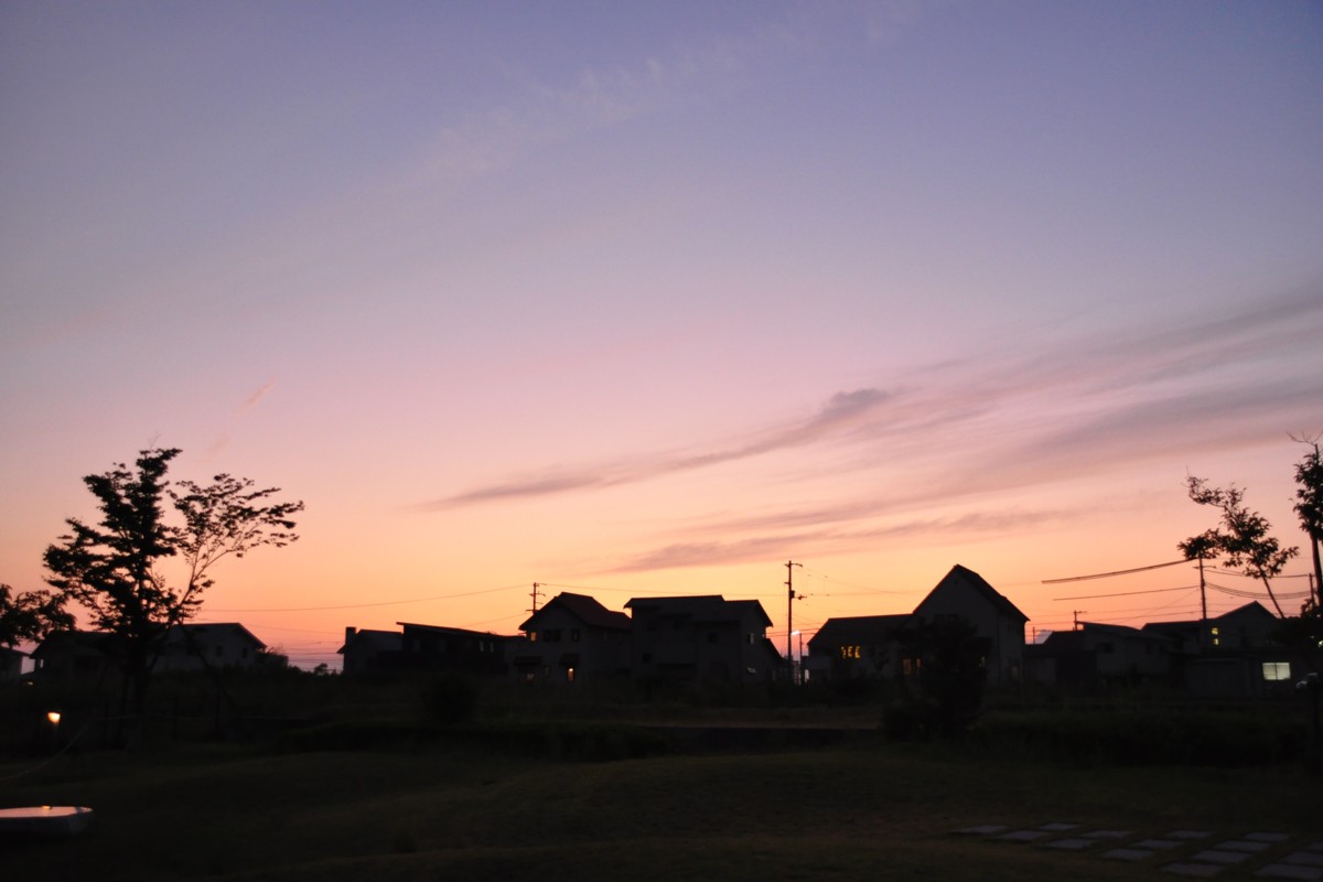 撮影・夜景・道後平ニュータウン