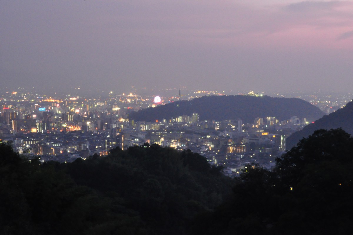 撮影・夜景・道後平ニュータウン