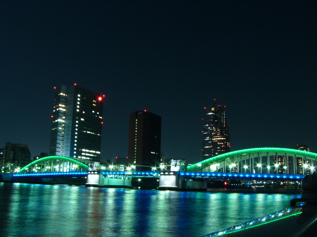 撮影・夜景・勝鬨橋