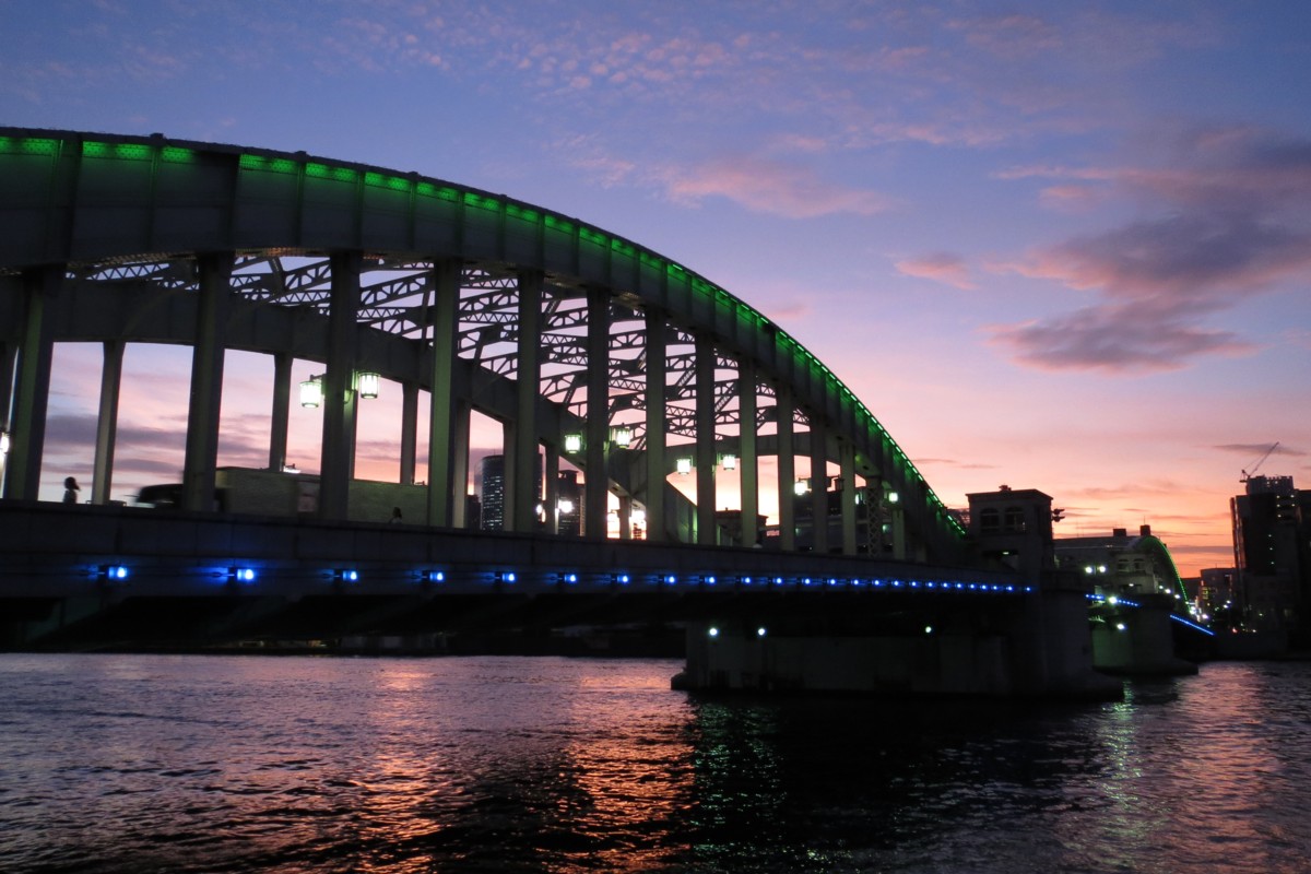 撮影・夜景・勝鬨橋