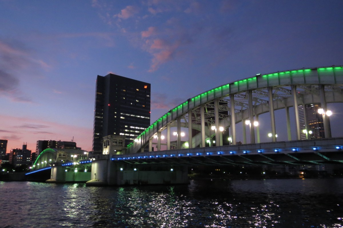 撮影・夜景・勝鬨橋