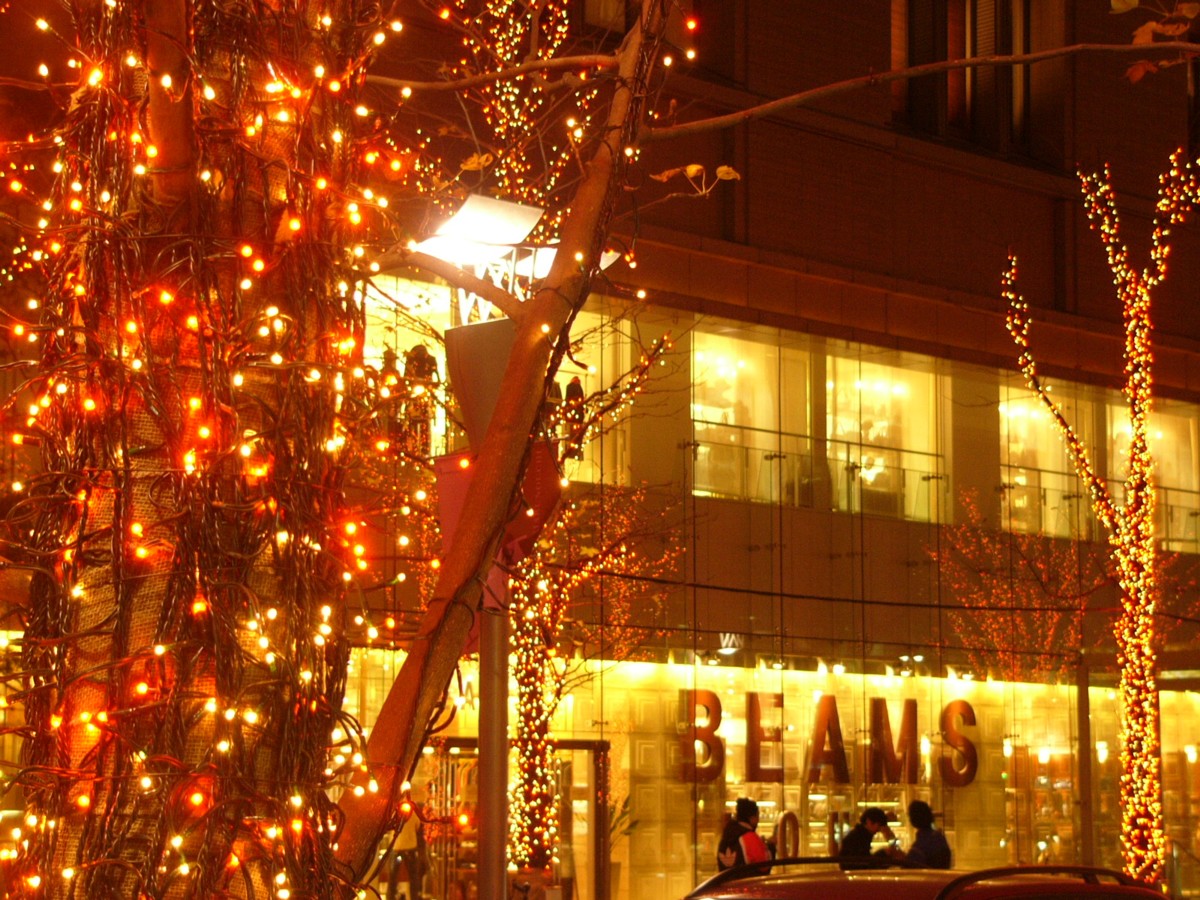 撮影・夜景・丸の内仲通り