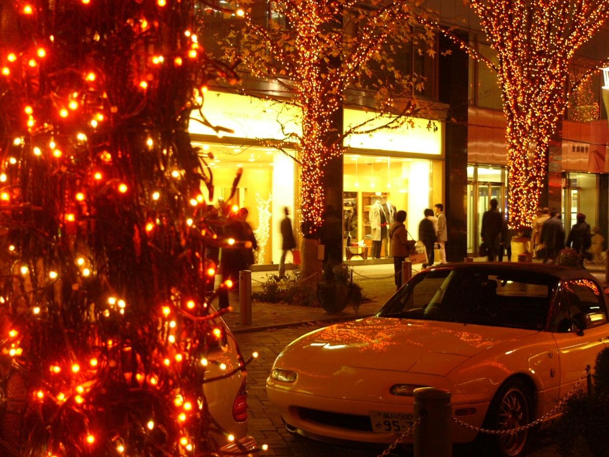 撮影・夜景・丸の内仲通り