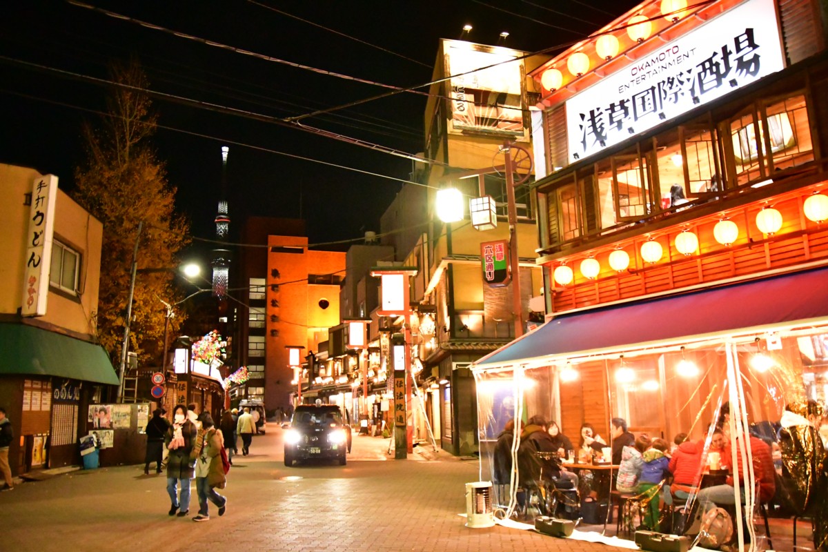 撮影・夜景・東京スカイツリー・浅草