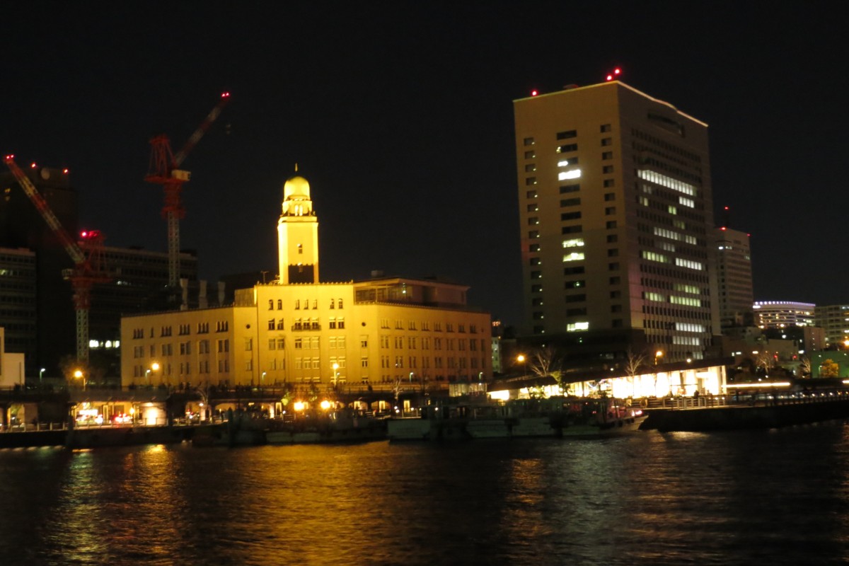 撮影・夜景・大さん橋