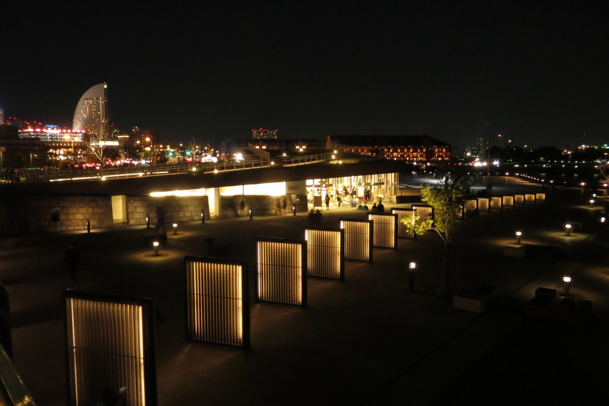 撮影・夜景・臨港線プロムナード