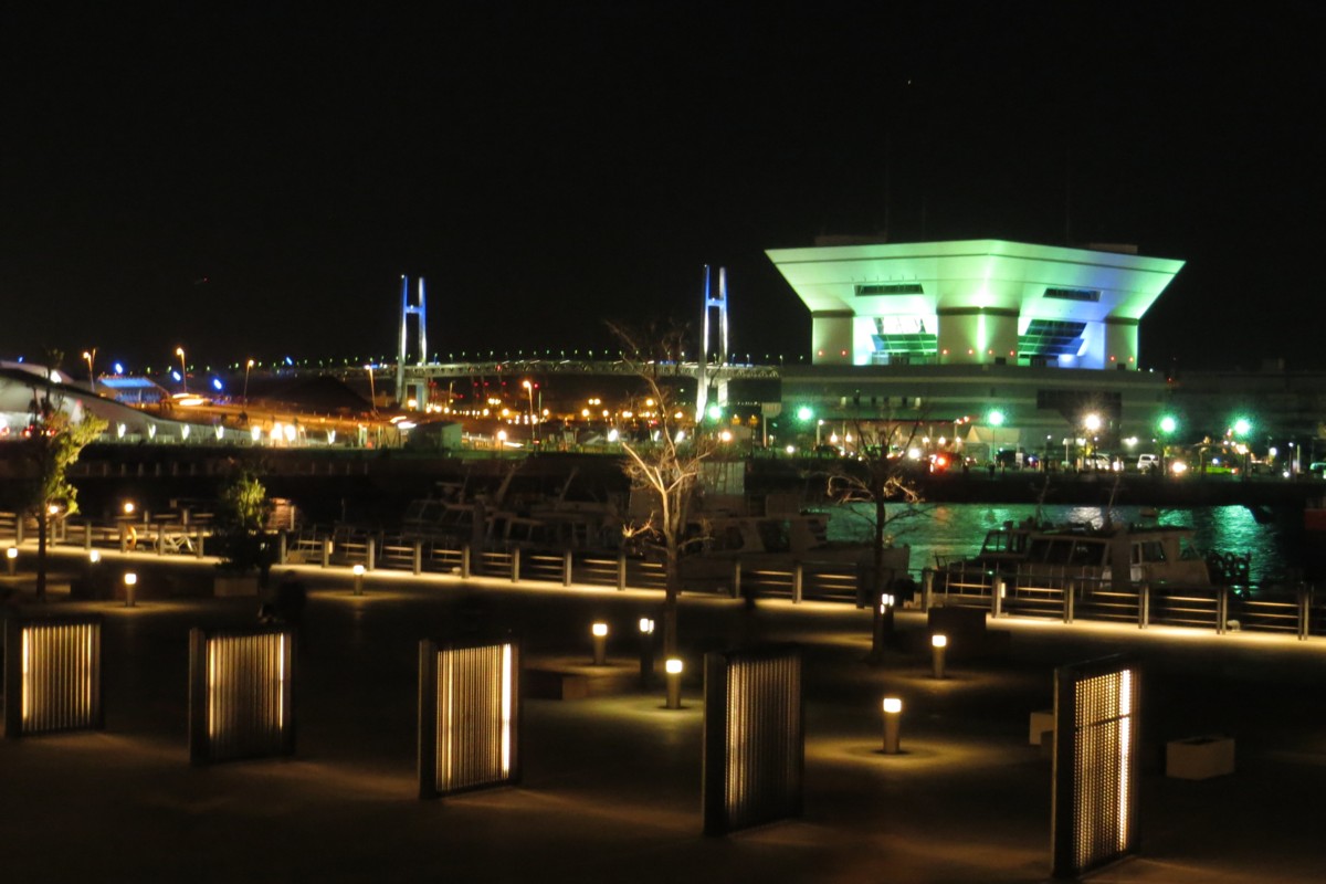 撮影・夜景・臨港線プロムナード